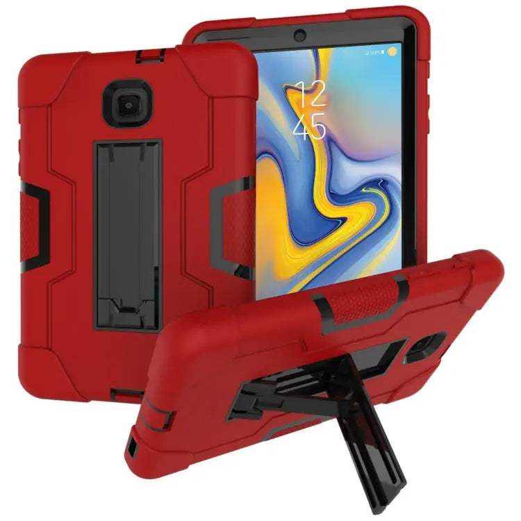 Contrast Color Silicone + PC Combination Case with Holder For Galaxy Tab A 8.0 & S Pen (2019) P200 For Galaxy Tab A 8.0