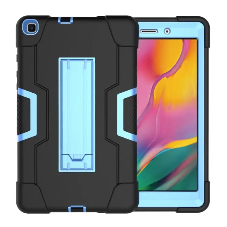 Contrast Color Silicone + PC Combination Case with Holder For Galaxy Tab A 8.0 & S Pen (2019) P200 For Galaxy Tab A 8.0