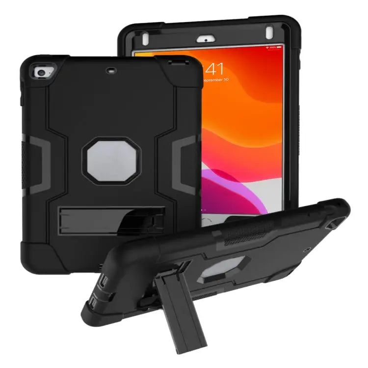 Contrast Color Silicone + PC Combination Case with Holder For Galaxy Tab A 10.5 T590 For Galaxy Tab S4 10.5 T830
