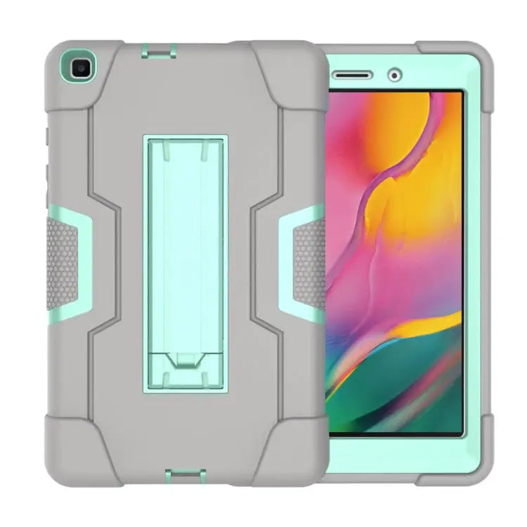 Contrast Color Silicone + PC Combination Case with Holder For Galaxy Tab A 8.0 & S Pen (2019) P200 For Galaxy Tab A 8.0