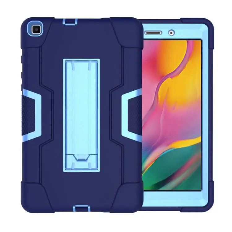 Contrast Color Silicone + PC Combination Case with Holder For Galaxy Tab A 8.0 & S Pen (2019) P200 For Galaxy Tab A 8.0