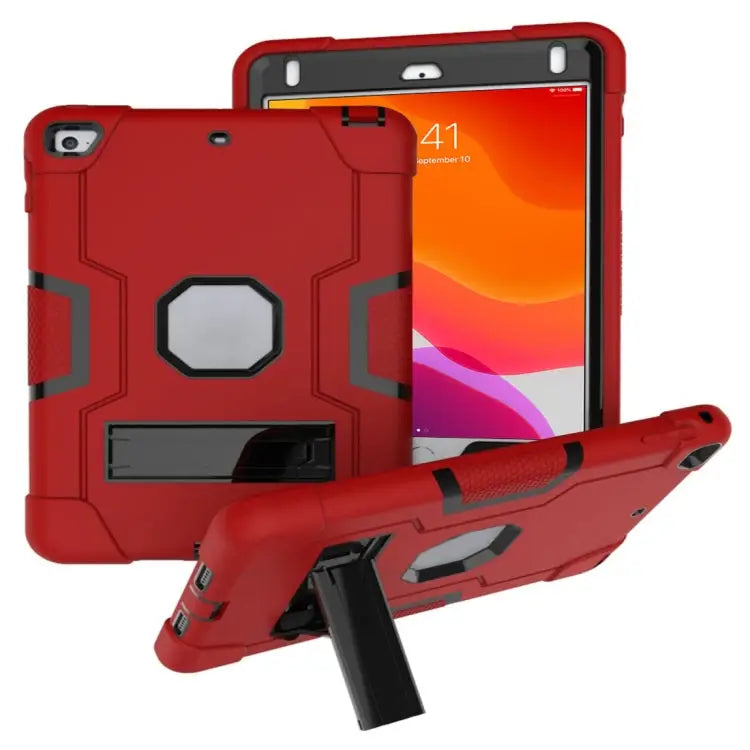 Contrast Color Silicone + PC Combination Case with Holder For Galaxy Tab A 10.5 T590 For Galaxy Tab S4 10.5 T830