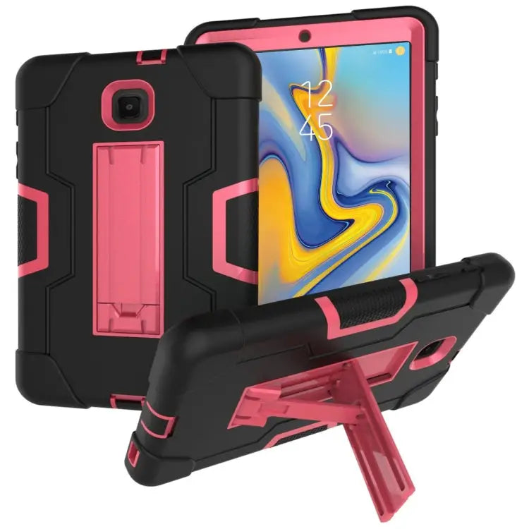 Contrast Color Silicone + PC Combination Case with Holder For Galaxy Tab A 8.0 & S Pen (2019) P200 For Galaxy Tab A 8.0