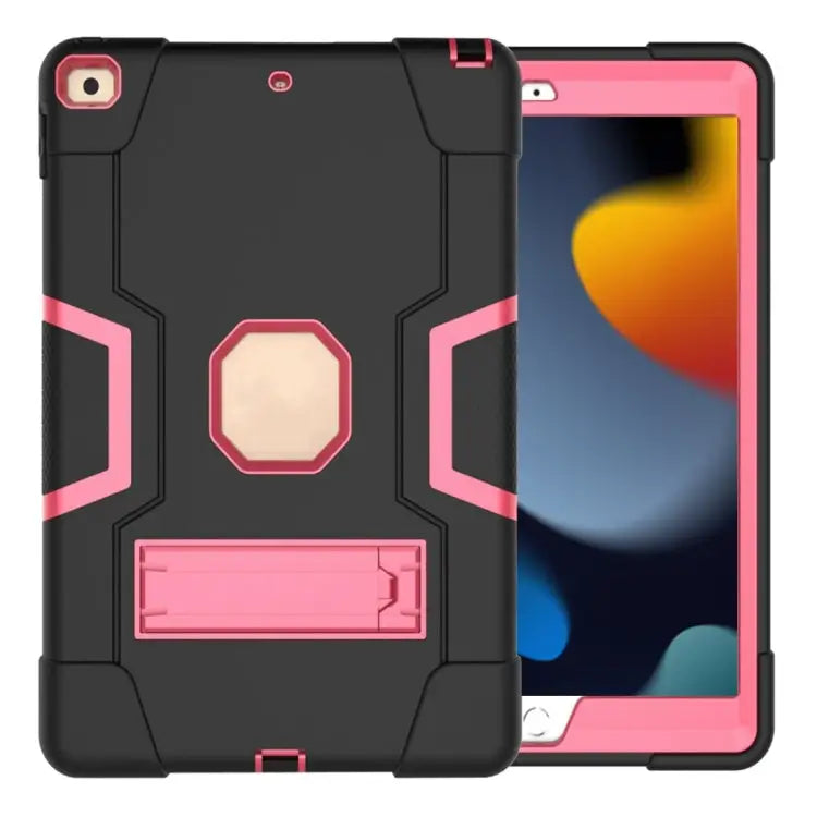 Contrast Color Silicone + PC Combination Case with Holder For Galaxy Tab A 10.1 (2019) T510 For Galaxy Tab S5e T720