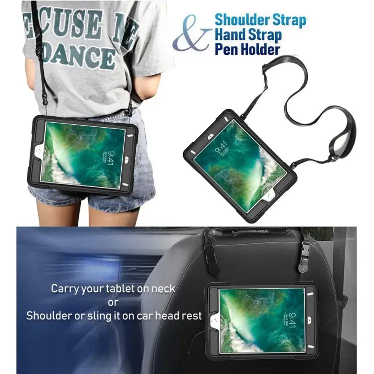 Contrast Color Silicone + PC Combination Case with Holder For iPad mini 3 - Apple Accessories