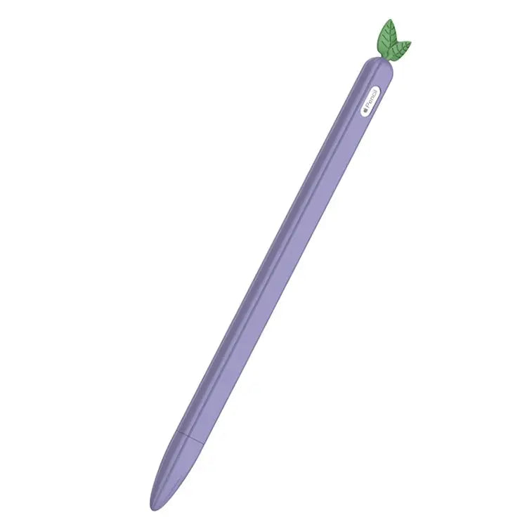 Contrasting Color Mint Leaf Silicone Non-slip Protective Cover For Apple Pencil 1 For Apple Pencil 2 - For Apple Pencil