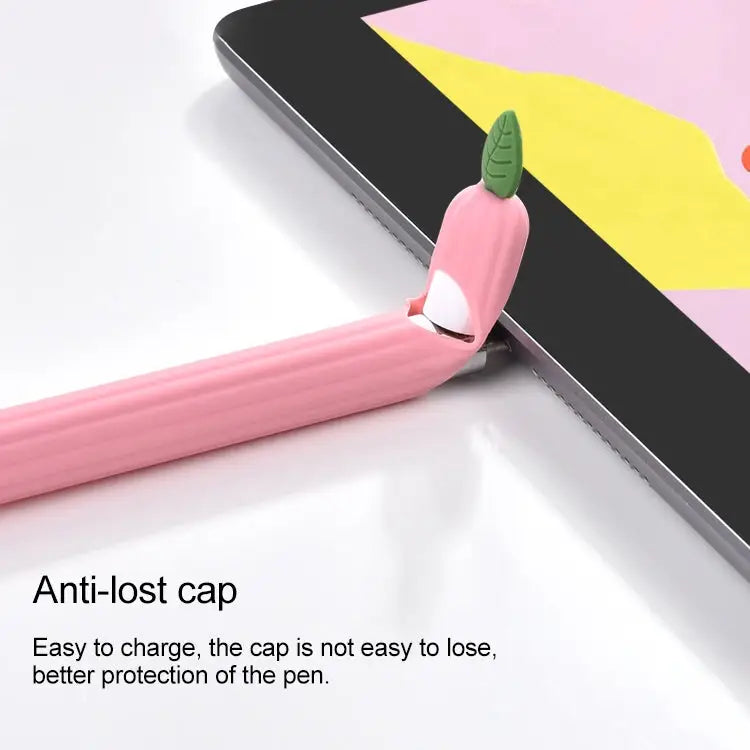 Contrasting Color Mint Leaf Silicone Non-slip Protective Cover For Apple Pencil 1 For Apple Pencil 2 - Apple Accessories