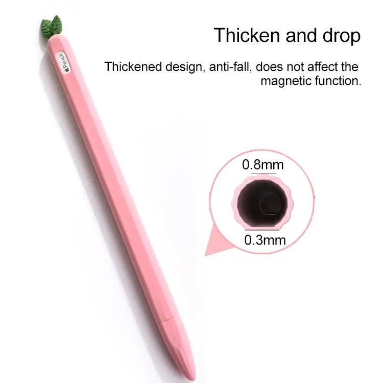 Contrasting Color Mint Leaf Silicone Non-slip Protective Cover For Apple Pencil 1 For Apple Pencil 2 - Apple Accessories