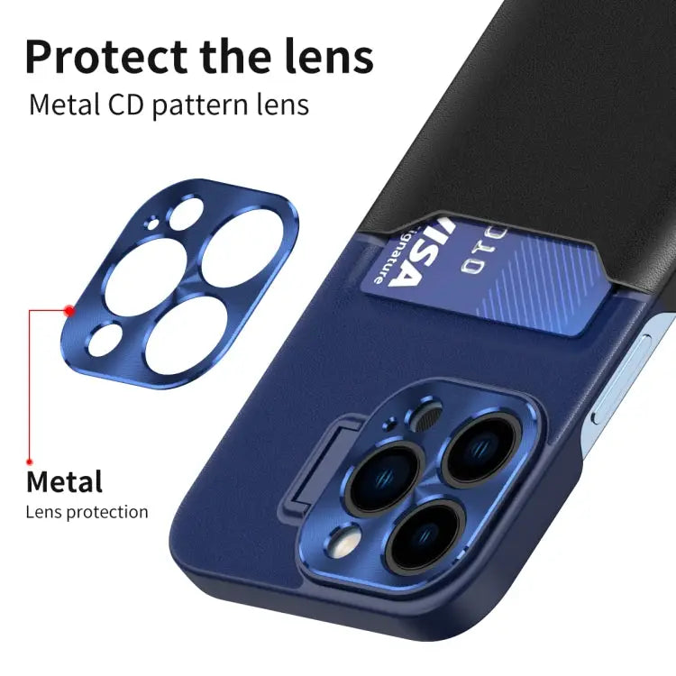 Contrasting Colors Invisible Holder Phone Case
