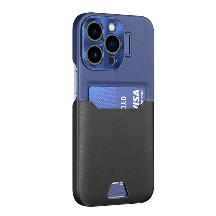 Contrasting Colors Invisible Holder Phone Case