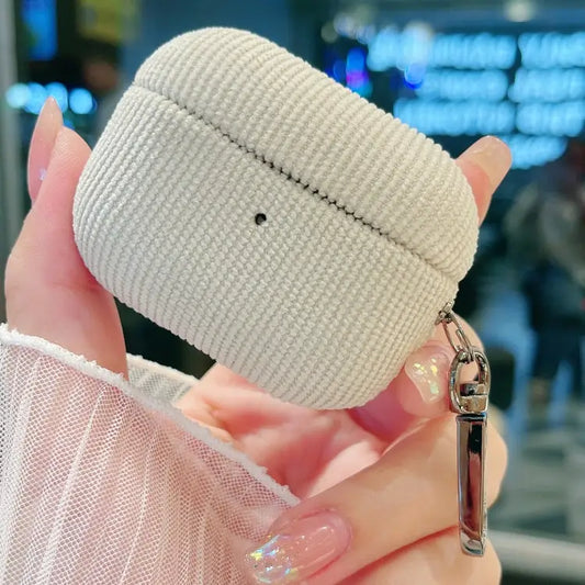 Corduroy Cloth Pattern Earphone Protective Case For AirPods Pro 2 For AirPods 3 For AirPods Pro - For AirPods Pro 2