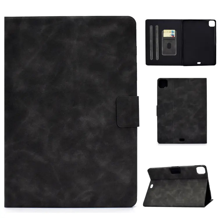 Cowhide Texture Horizontal Flip Leather Case with Holder & Card Slots & Sleep / Wake-up Function For iPad Pro 11 (2020)