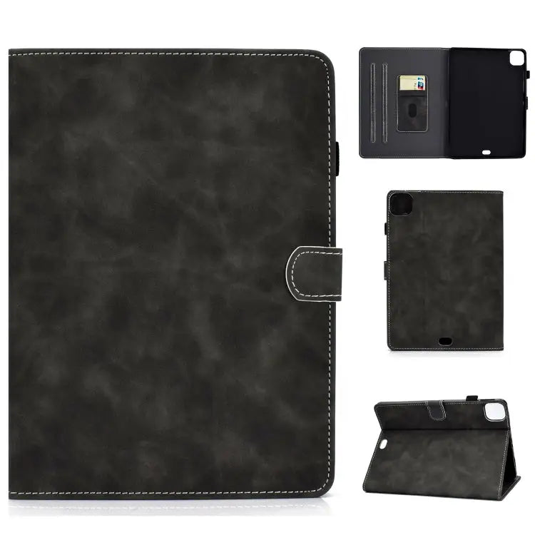 Cowhide Texture Horizontal Flip Leather Case with Holder & Card Slots & Sleep / Wake-up Function For iPad Air 2022