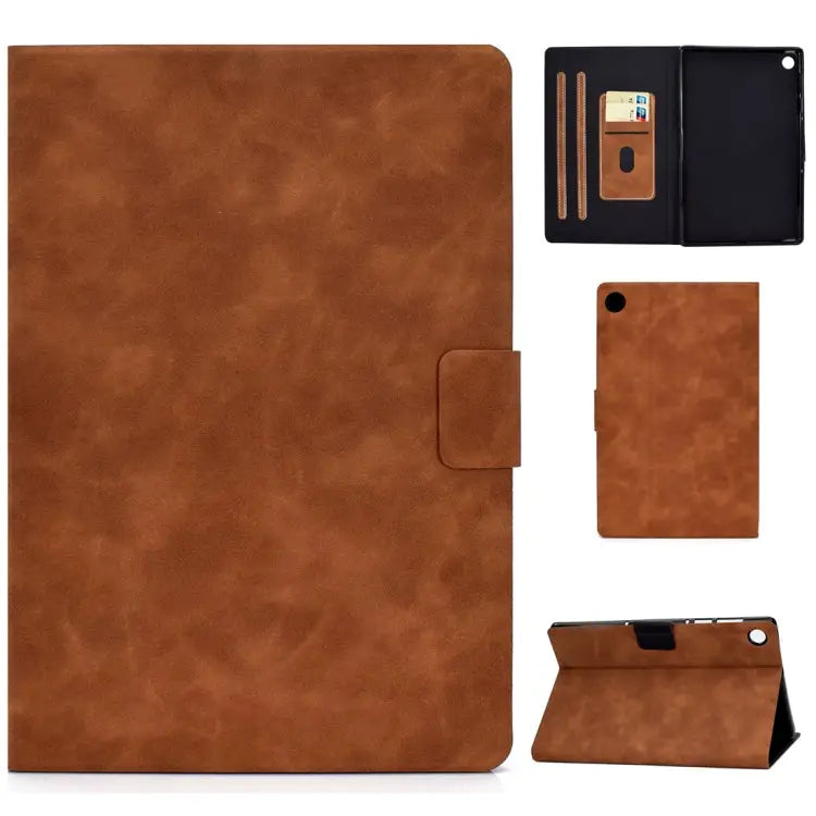 Cowhide Texture Horizontal Flip Leather Case with Holder & Card Slots & Sleep / Wake-up Function For Huawei MatePad T8