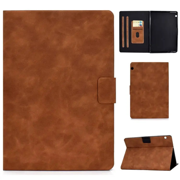 Cowhide Texture Horizontal Flip Leather Case with Holder & Card Slots & Sleep / Wake-up Function For Huawei MatePad T8