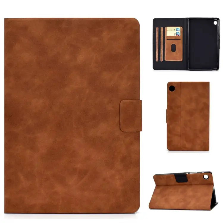 Cowhide Texture Horizontal Flip Leather Case with Holder & Card Slots & Sleep / Wake-up Function For Huawei MatePad T8