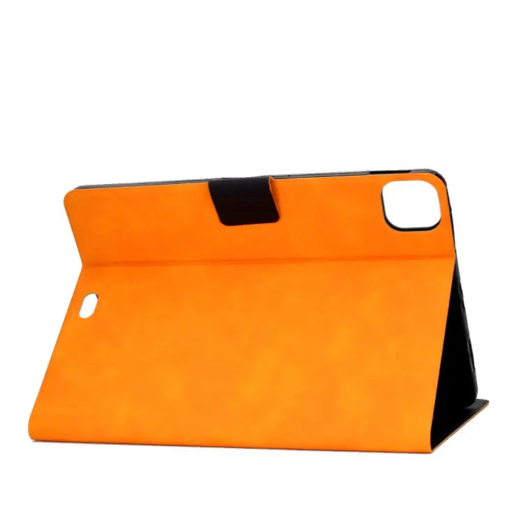 Cowhide Texture Leather Smart Tablet Case For iPad Pro 11 2024 For iPad Air 2022 10.9 - Apple Accessories