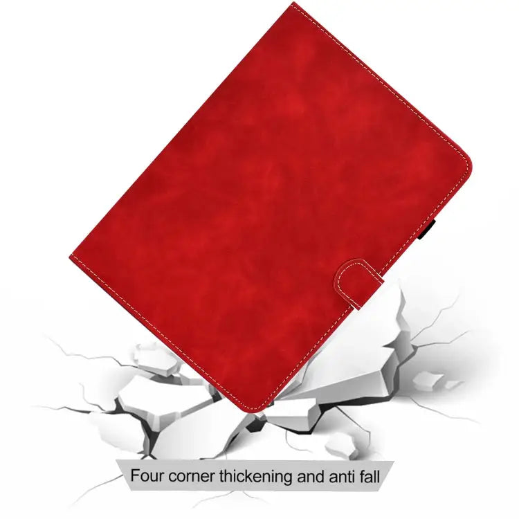 Cowhide Texture Tablet Leather Smart Case For iPad 10th Gen 10.9 2022 - Apple Accessories