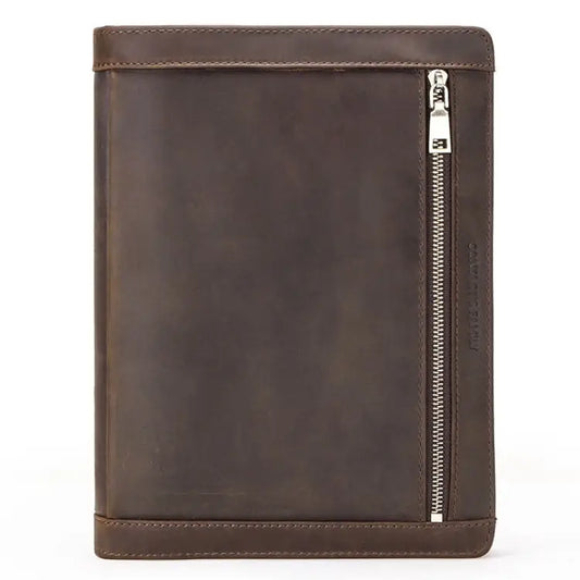 Crazy Horse Leather Pen Slot Zipper Multifunctional Tablet Cover For IPad Pro 9.7/10.5/11 Inch
