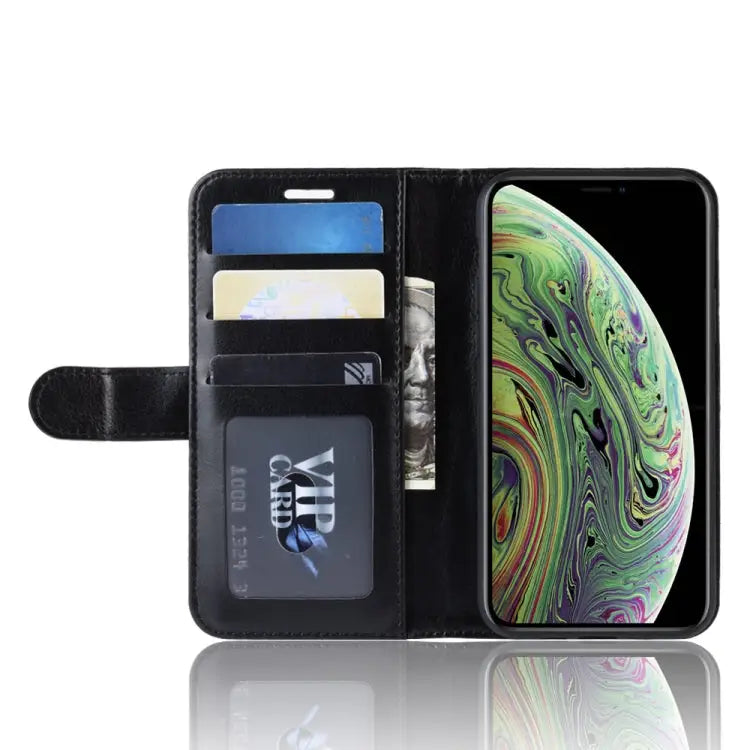 Crazy Horse PU Leather Flip Stand Cell Phone Cover with Wallet for iPhone XI (2019) - Apple Accessories