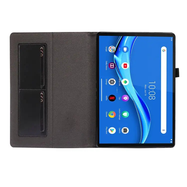 Crazy Horse Texture Horizontal Flip Leather Case with 2-folding Holder & Card Slot For Lenovo Tab M10 For iPad 10.2