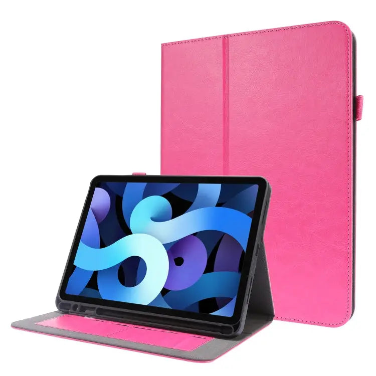 Crazy Horse Texture Horizontal Flip Leather Case with 2-folding Holder & Card Slot For Lenovo Tab M10 For iPad 10.2
