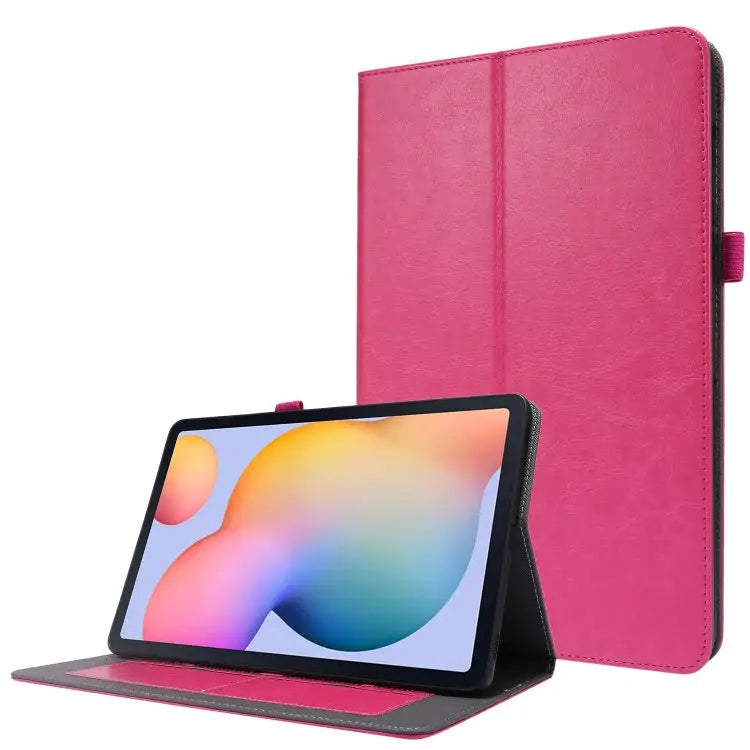 Crazy Horse Texture Horizontal Flip Leather Case with 2-folding Holder & Card Slot For Samsung Galaxy Tab S8+ / Tab S8