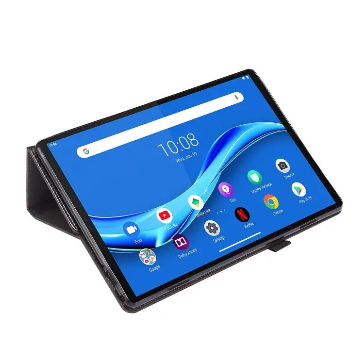 Crazy Horse Texture Horizontal Flip Leather Case with 2-folding Holder & Card Slot For Lenovo Tab M10 For iPad 10.2