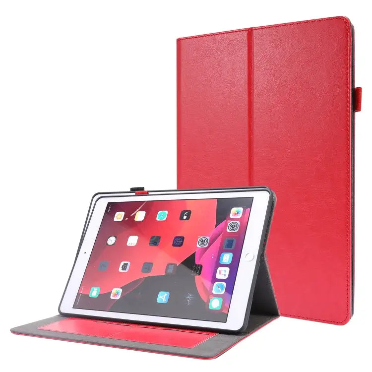 Crazy Horse Texture Horizontal Flip Leather Case with 2-folding Holder & Card Slot For Lenovo Tab M10 For iPad 10.2