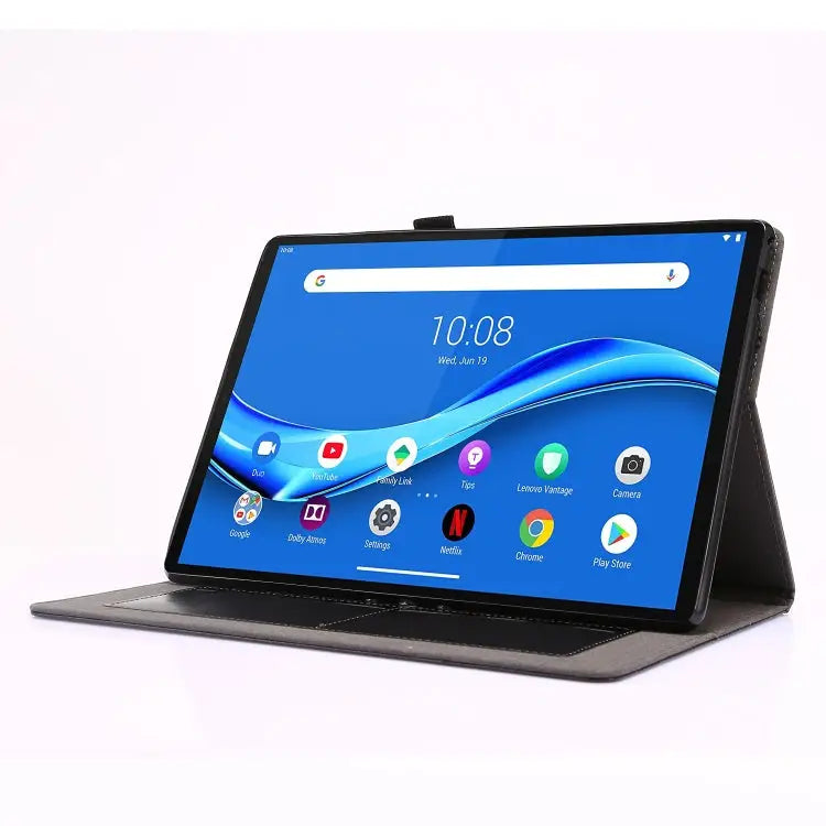Crazy Horse Texture Horizontal Flip Leather Case with 2-folding Holder & Card Slot For Lenovo Tab M10 For iPad 10.2