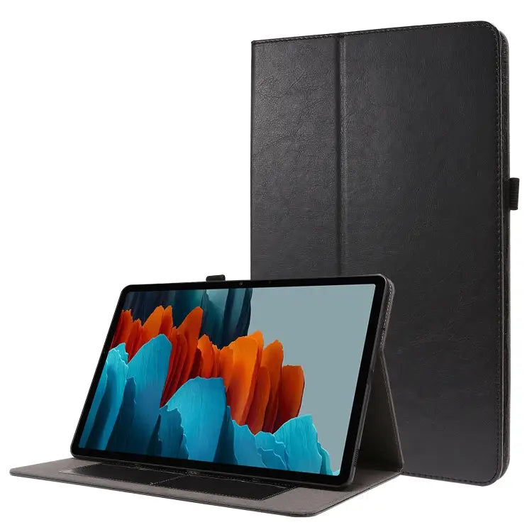 Crazy Horse Texture Horizontal Flip Leather Case with 2-folding Holder & Card Slot For Samsung Galaxy Tab S8+ / Tab S8