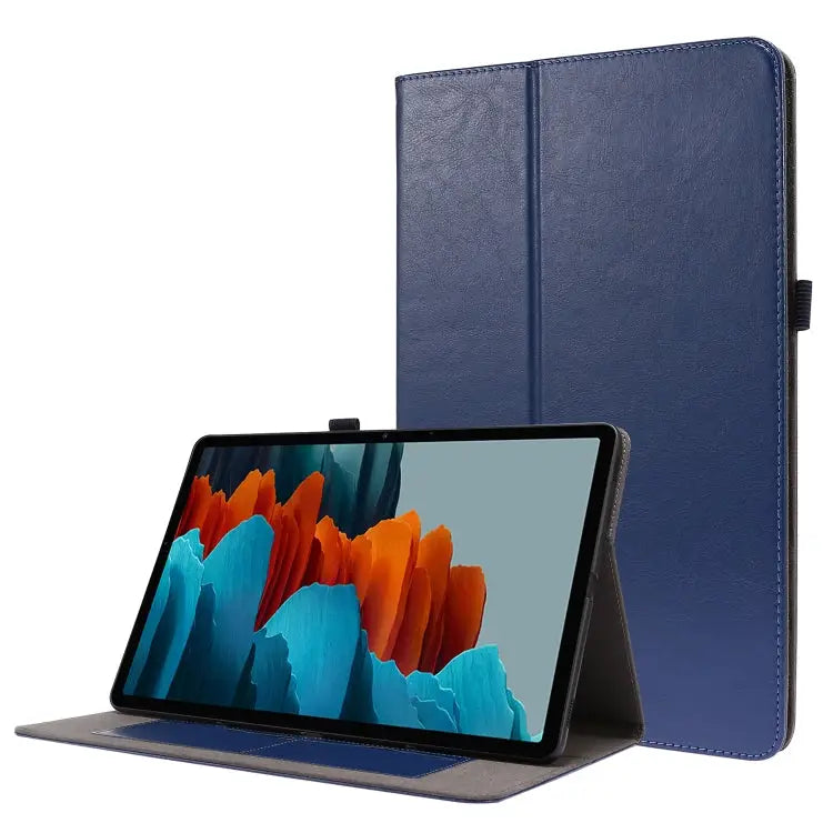 Crazy Horse Texture Horizontal Flip Leather Case with 2-folding Holder & Card Slot For Samsung Galaxy Tab S8+ / Tab S8