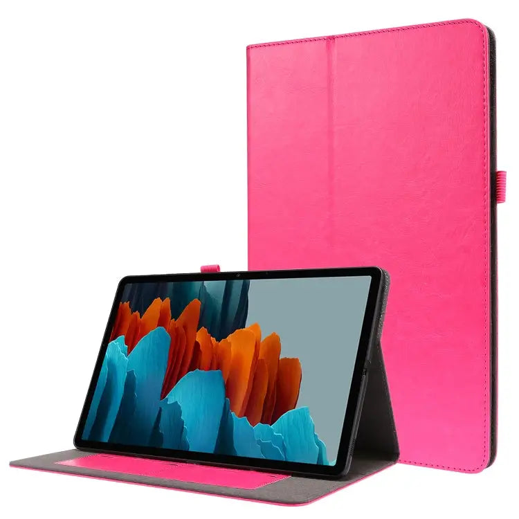 Crazy Horse Texture Horizontal Flip Leather Case with 2-folding Holder & Card Slot For Samsung Galaxy Tab S8+ / Tab S8