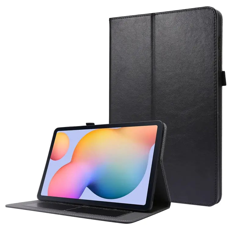 Crazy Horse Texture Horizontal Flip Leather Case with 2-folding Holder & Card Slot For Samsung Galaxy Tab S8+ / Tab S8