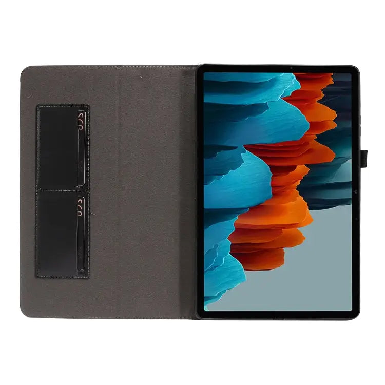 Crazy Horse Texture Horizontal Flip Leather Case with 2-folding Holder & Card Slot For Samsung Galaxy Tab S8+ / Tab S8