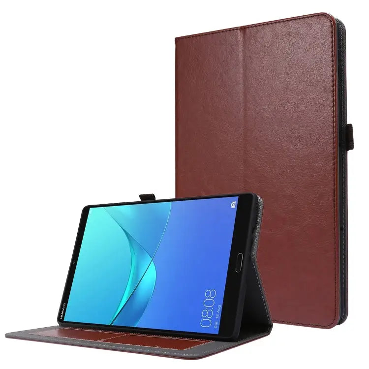 Crazy Horse Texture Horizontal Flip Leather Case with 2-folding Holder & Card Slot For Huawei MatePad T8 For Huawei