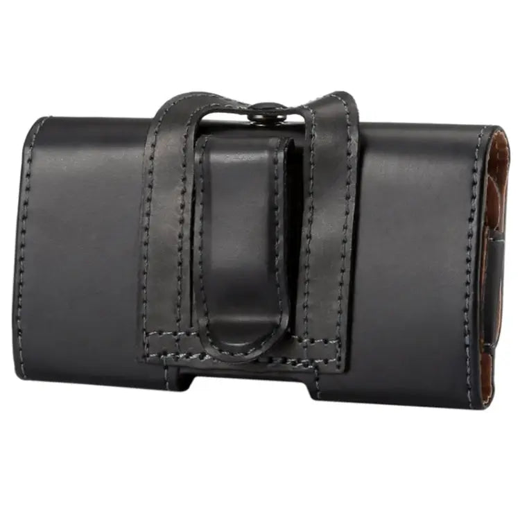 Crazy Horse Texture Vertical Flip Leather Case / Waist Bag with Back Splint for iPhone X & Galaxy S5 / G900