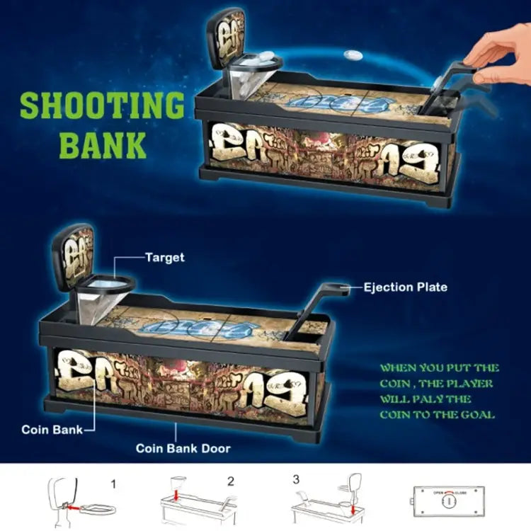 Creative Decompression Coin Shooting Bank Money Box Decompression Bank - Decompression Bank