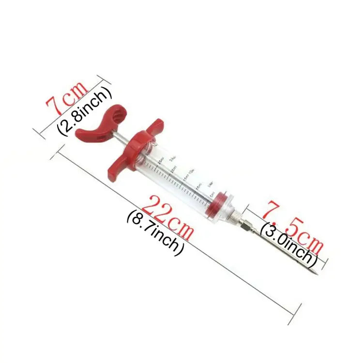 Creative Kitchen Tools Condiment Syringe Turkey Needle Barbecue Sauce Syringes Cooking Tools Plastic Marinade Injector