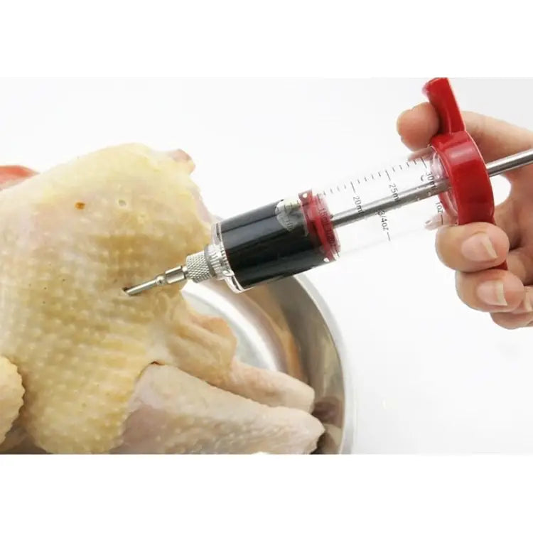Creative Kitchen Tools Condiment Syringe Turkey Needle Barbecue Sauce Syringes Cooking Tools Plastic Marinade Injector