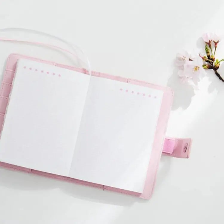 Creative Notebook See Also The Sakura PU Hand Book Suit Gift Notebook School Office Supplies Random Color Delivery PU