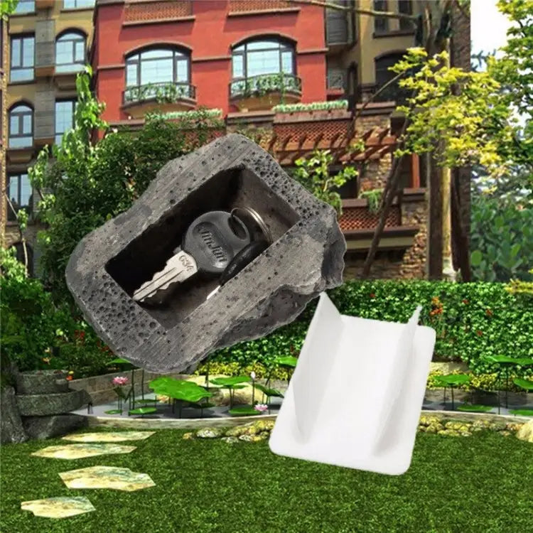Creative Stone Insurance Key Storage Box Home Key Anti-lost Hidden Collection Key Stone Insurance Key Storage Box