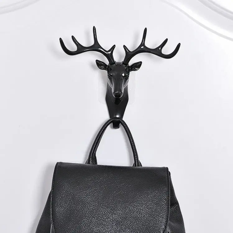 Creative Three-dimensional Multifunctional Deer Head Animal Decorative Hook Coat Hook Retro Clothes Hanging Creative