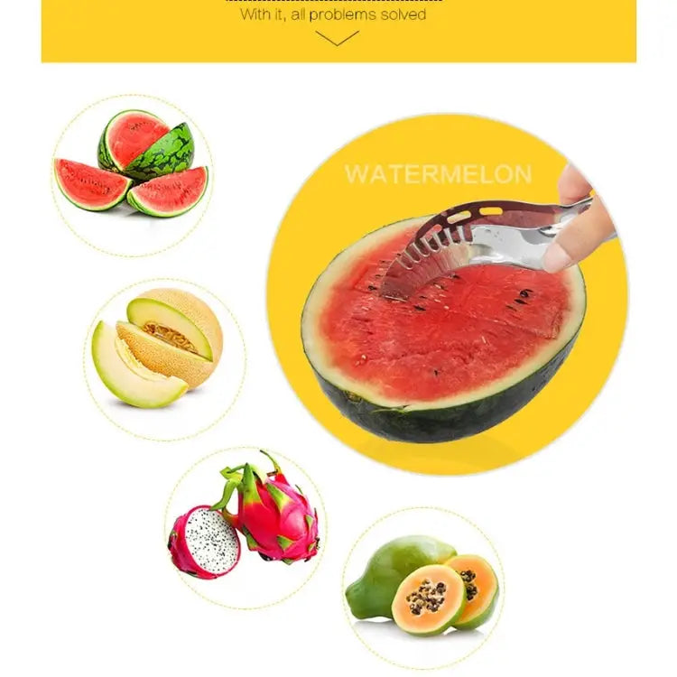 Creative Watermelon Melon Fruit Stainless Steel Cutter Watermelon Cutter - Watermelon Cutter