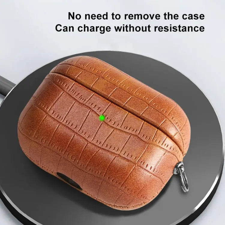 Crocodile Texture Earphone Protective Case For AirPods 4 For AirPods Pro 2 For AirPods 3 - Apple Accessories