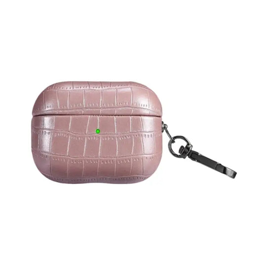 Crocodile Texture Earphone Protective Case For AirPods 4 For AirPods Pro 2 For AirPods 3 - For AirPods 4 / Rose Gold