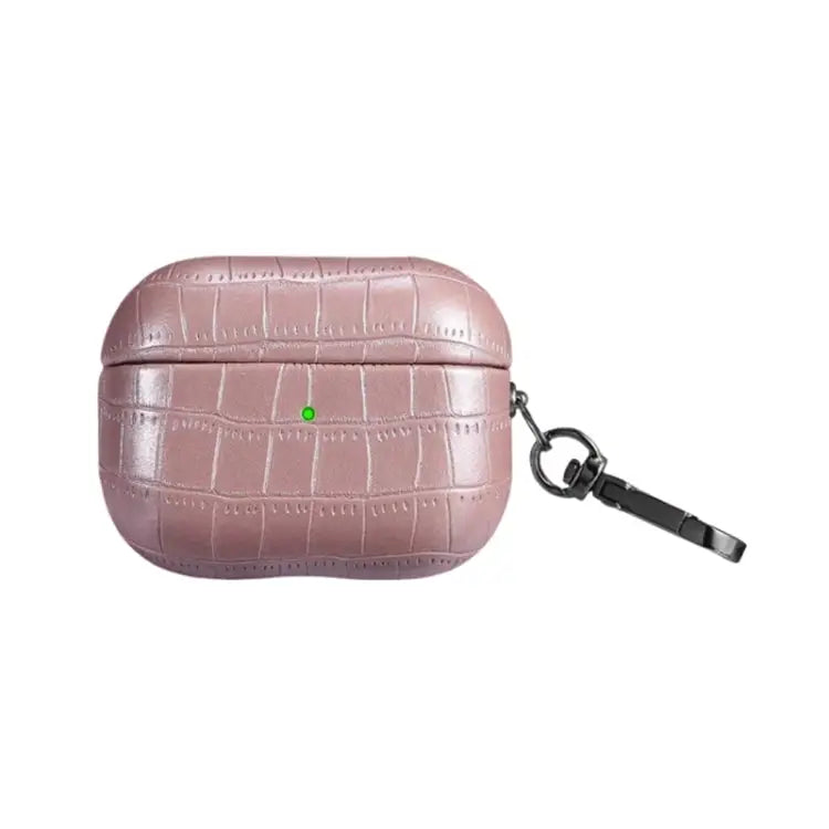 Crocodile Texture Earphone Protective Case For AirPods Pro - For AirPods Pro / Rose Gold - Apple Accessories