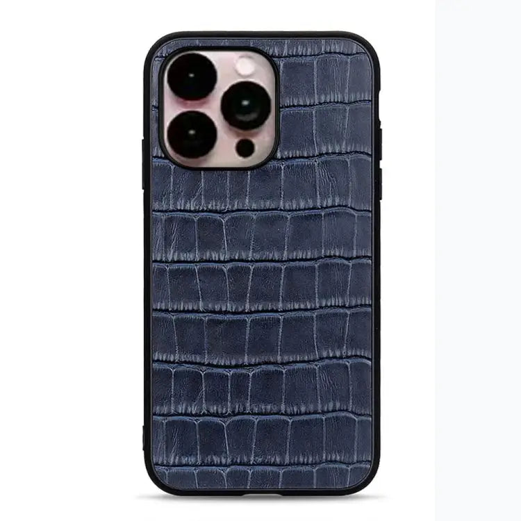 Crocodile Texture Genuine Leather Phone Case For iPhone 14 For iPhone 14 Plus For iPhone 14 Pro For iPhone 14 Pro Max