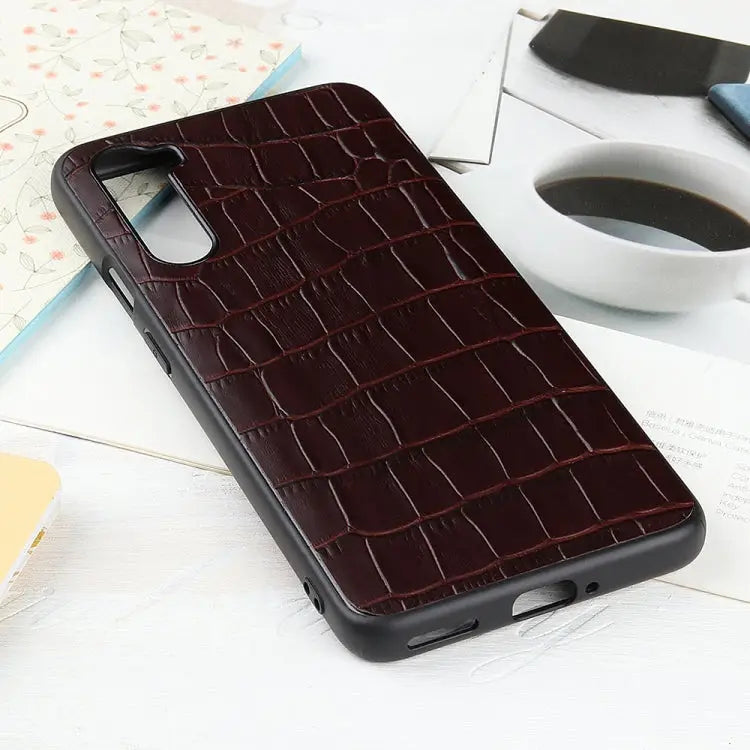 Crocodile Texture Genuine Leather Protective Case For iPhone 11 For iPhone 11 Pro For iPhone 11 Pro Max For iPhone 12
