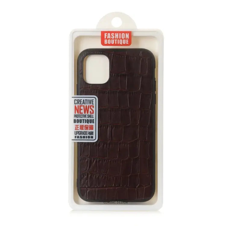 Crocodile Texture Genuine Leather Protective Case For iPhone 11 For iPhone 11 Pro For iPhone 11 Pro Max For iPhone 12